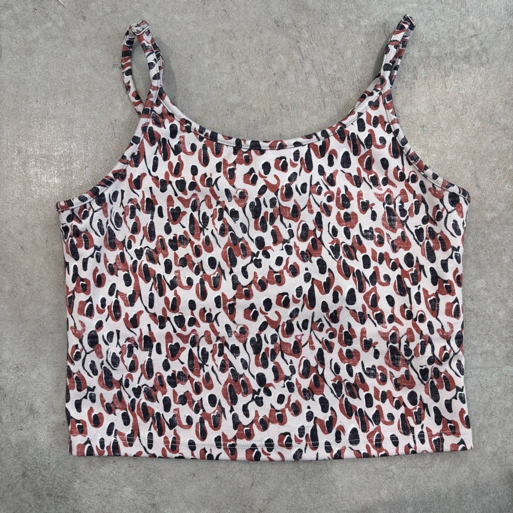 Anthropologie daily practice printed sport bra/ tank.